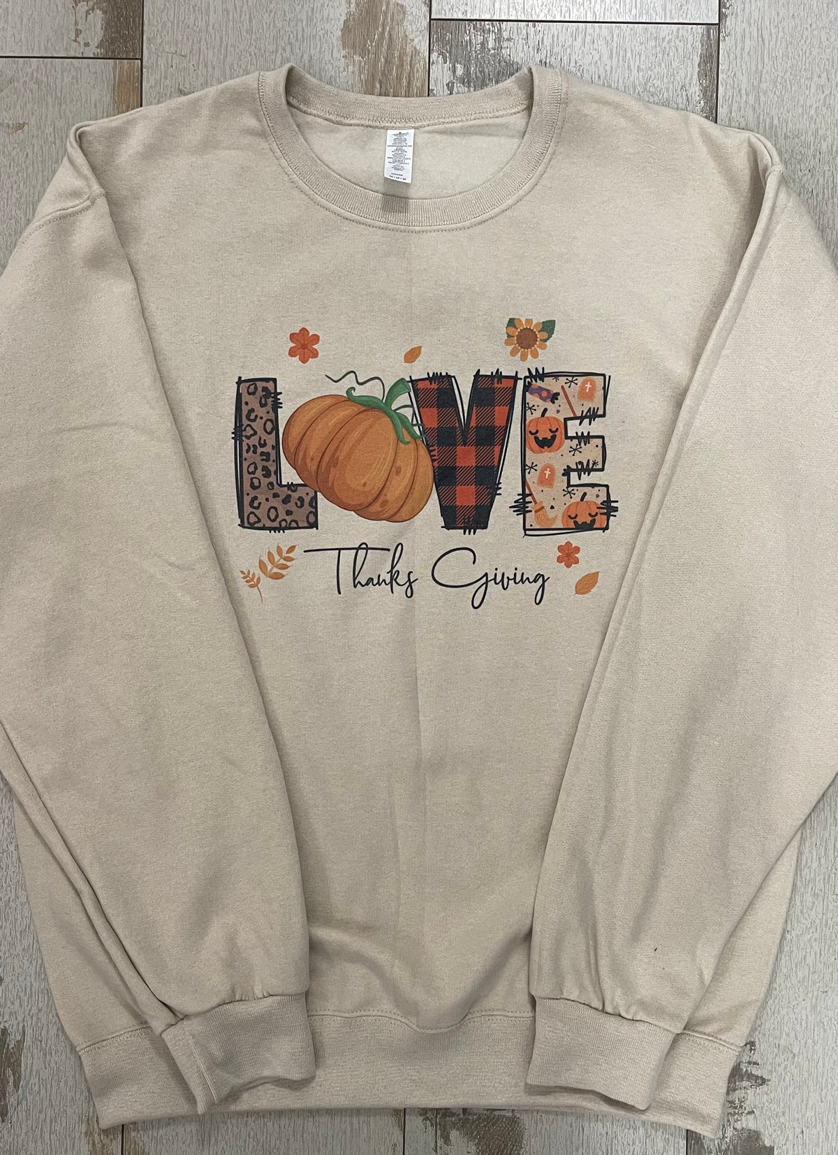 Love Thanksgiving Crewneck Sweatshirt