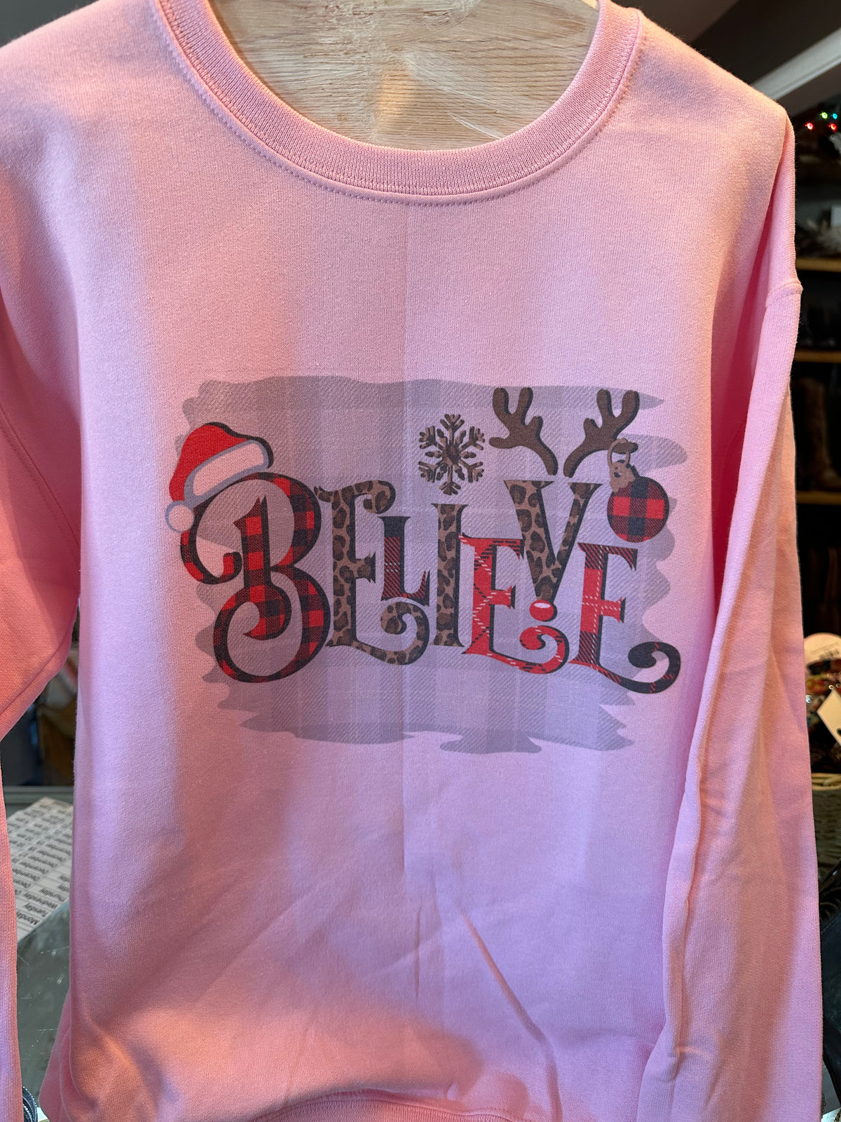 Believe Christmas Crewneck Sweatshirt