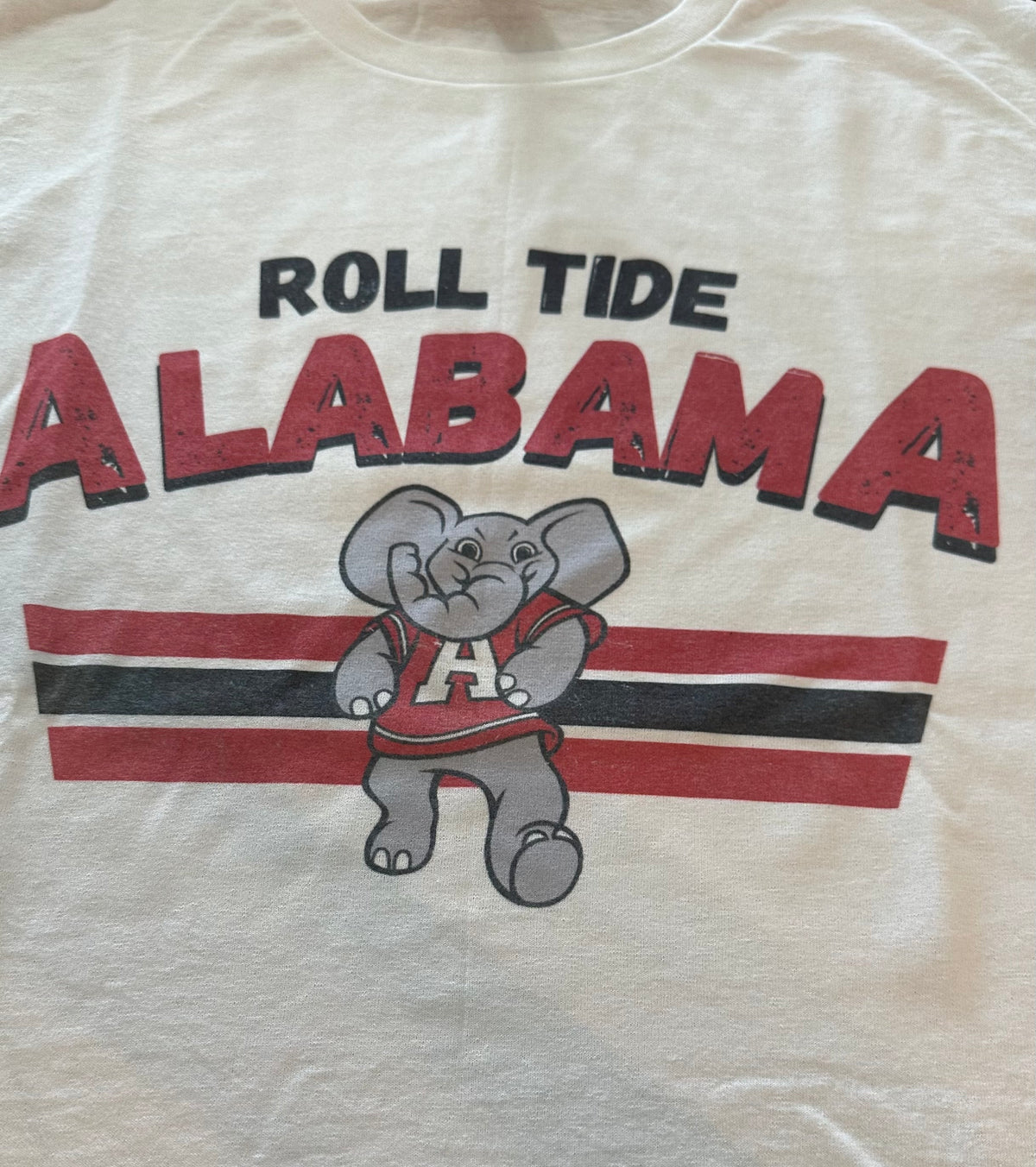 Roll Tide Lines Graphic Top