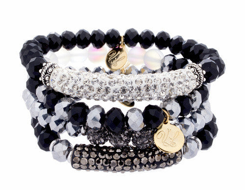 Victoria Lynn Stack Bracelets- Set of 4 - Debs Boutique  LLC