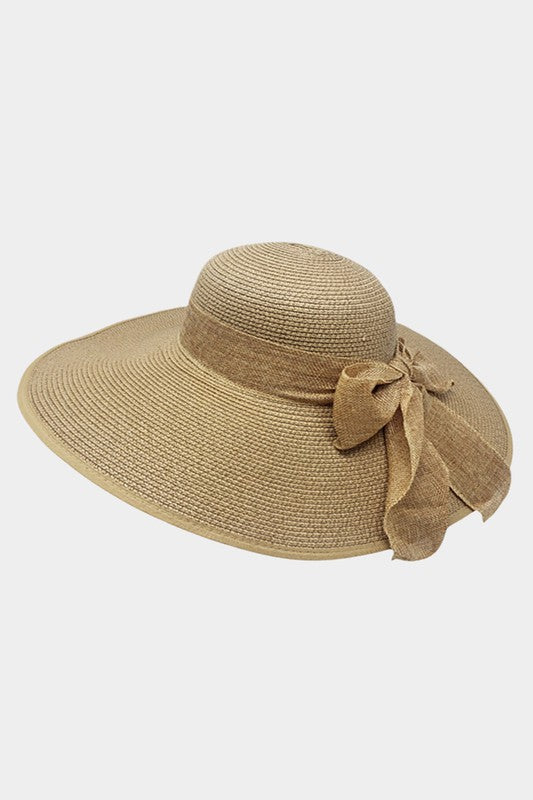Bow Band Straw Sun Hat