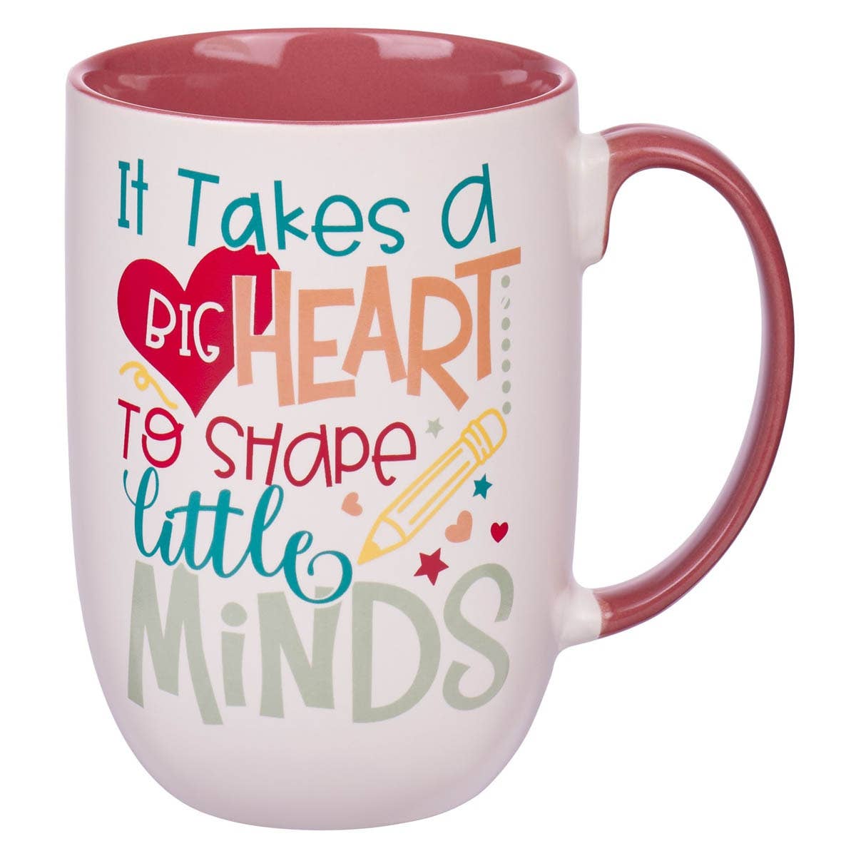 Mug Red Big Heart to Shape Minds