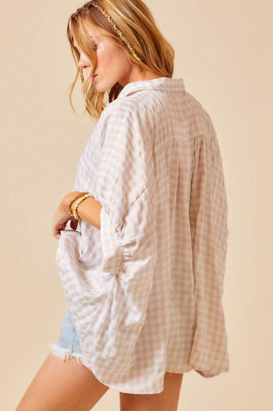 Smooth as Silk Flowy Oversized Top