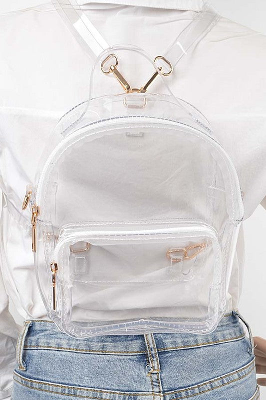 Transparent Clear Stadium Small Backpack