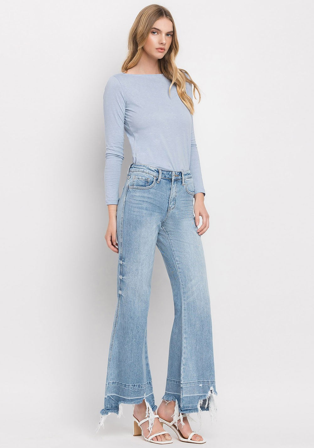 High Rise Flare Jeans