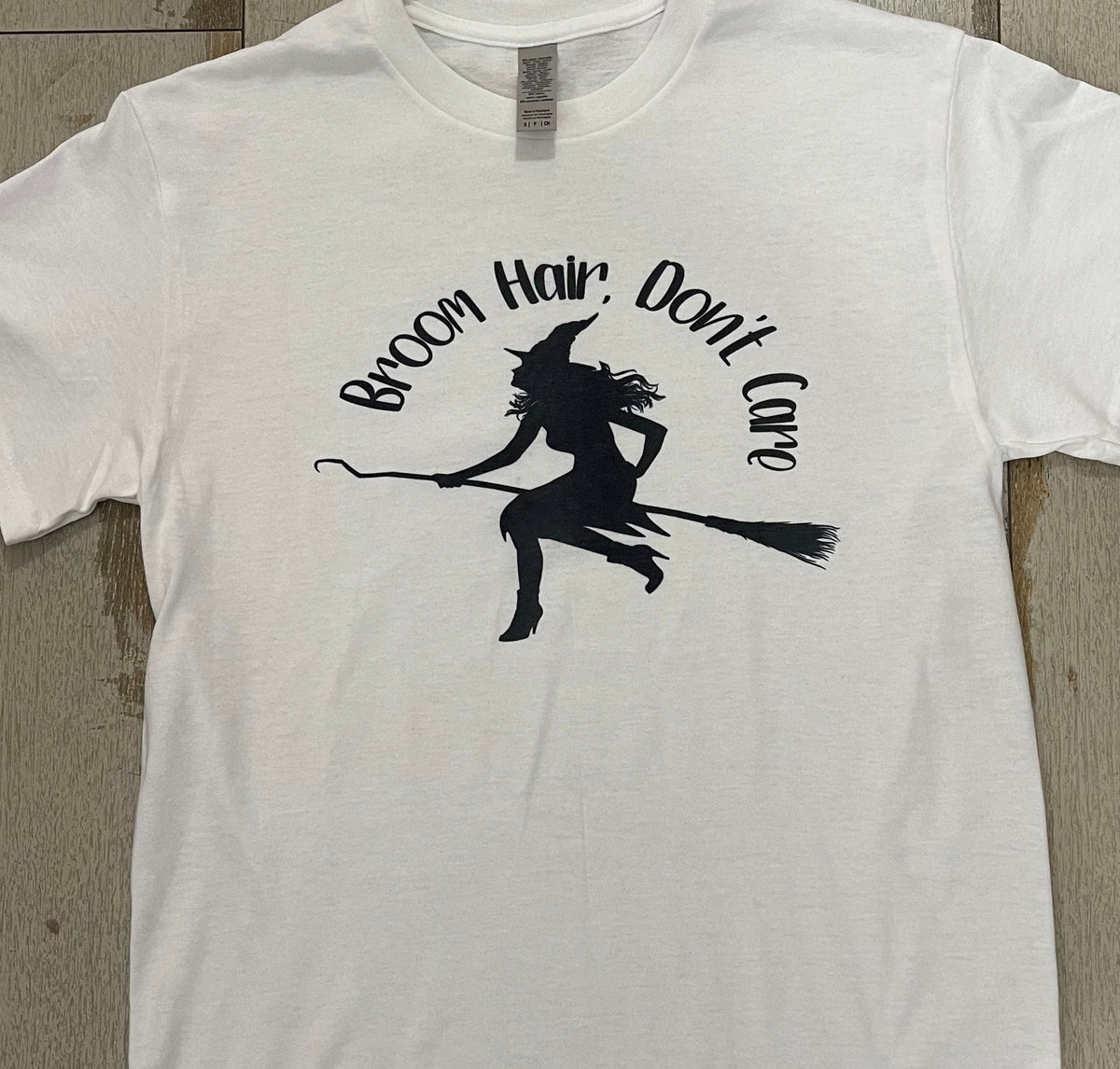 Broom Hair Don't Care Graphic Tee