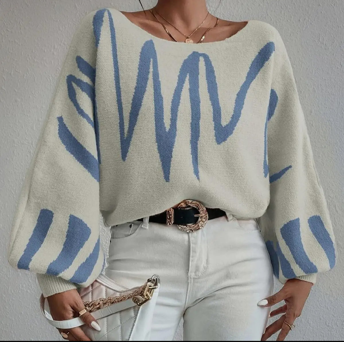 Lantern Sleeve Sweater