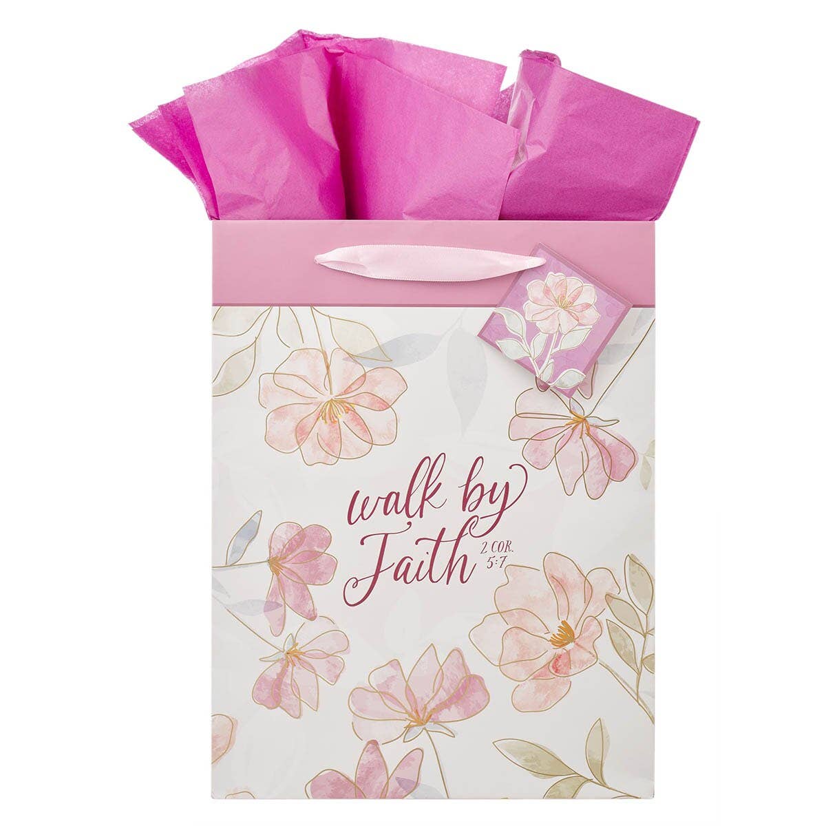 Gift Bag LG Portrait Walk By Faith 2 Cor. 5:7