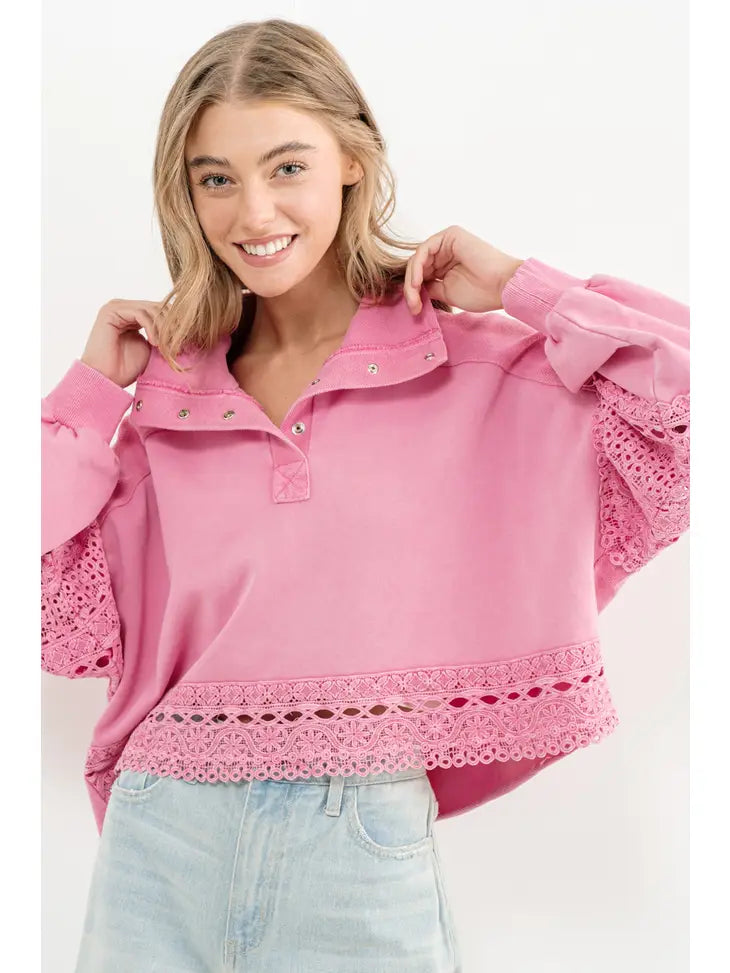 Rhapsody in Pink Pullover