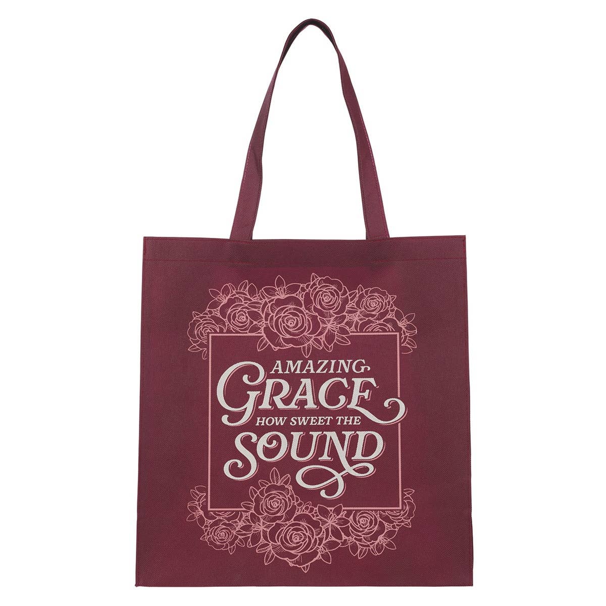 Tote Burgundy Amazing Grace