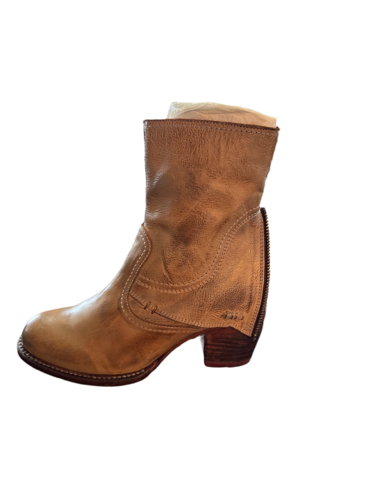 Botines Iris con detalle de cremallera de Bedstu 