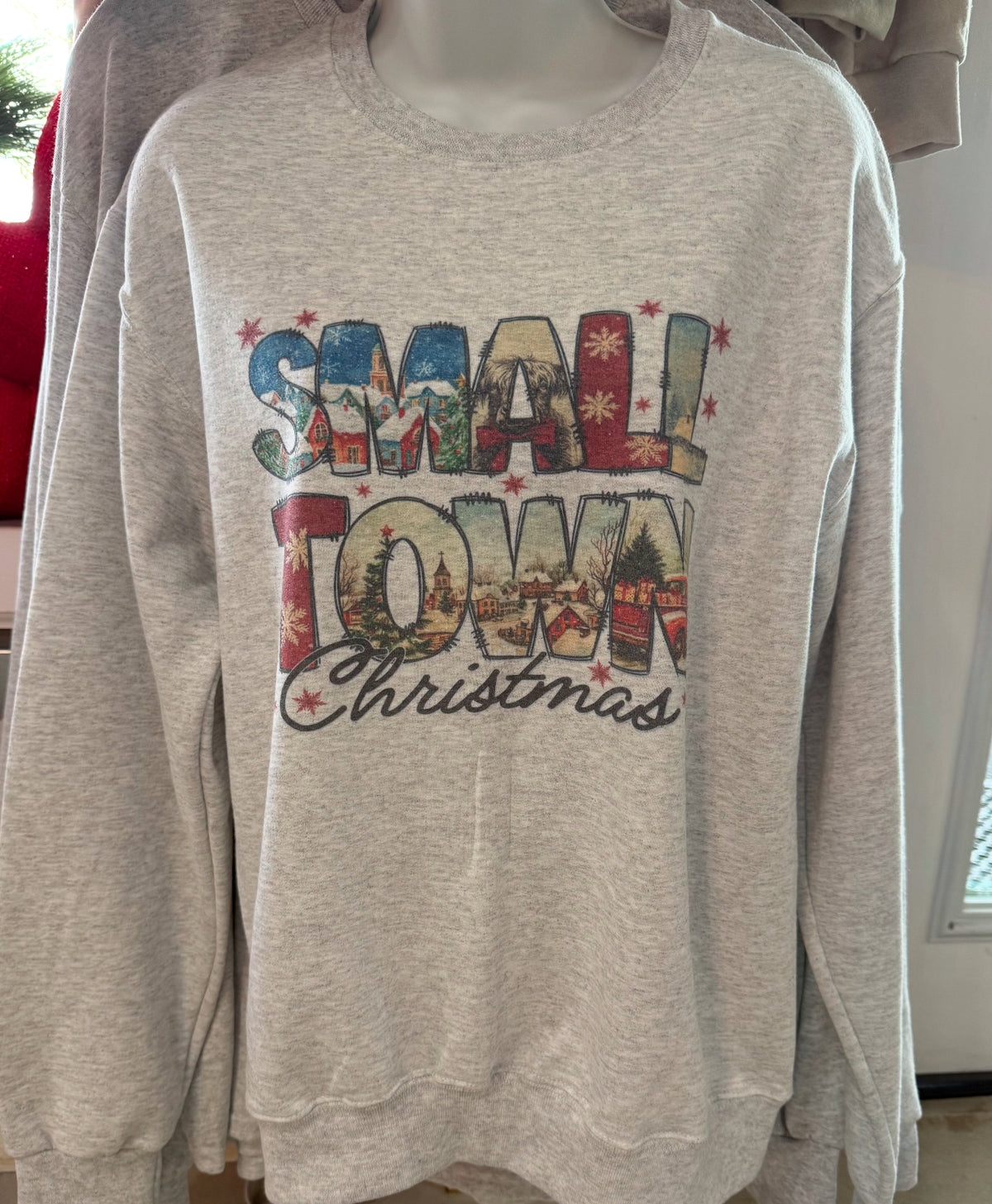 Small Town Christmas Crewneck Sweatshirt