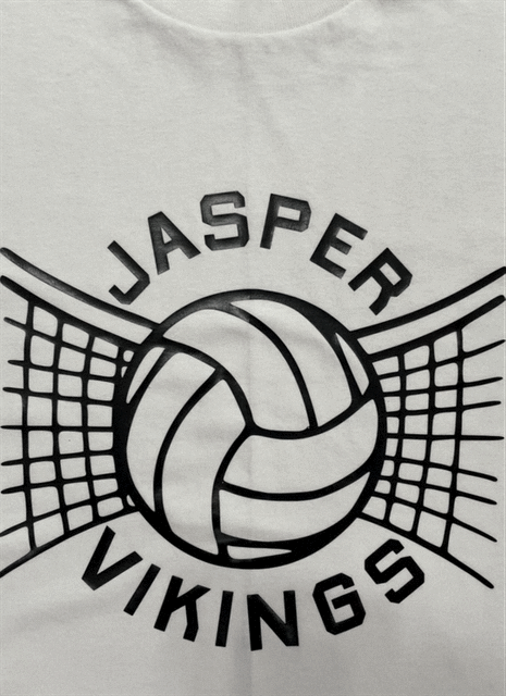 Jasper Strong Vinyl Print T Shirt