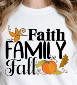 Faith, Family, Fall Graphic Tee