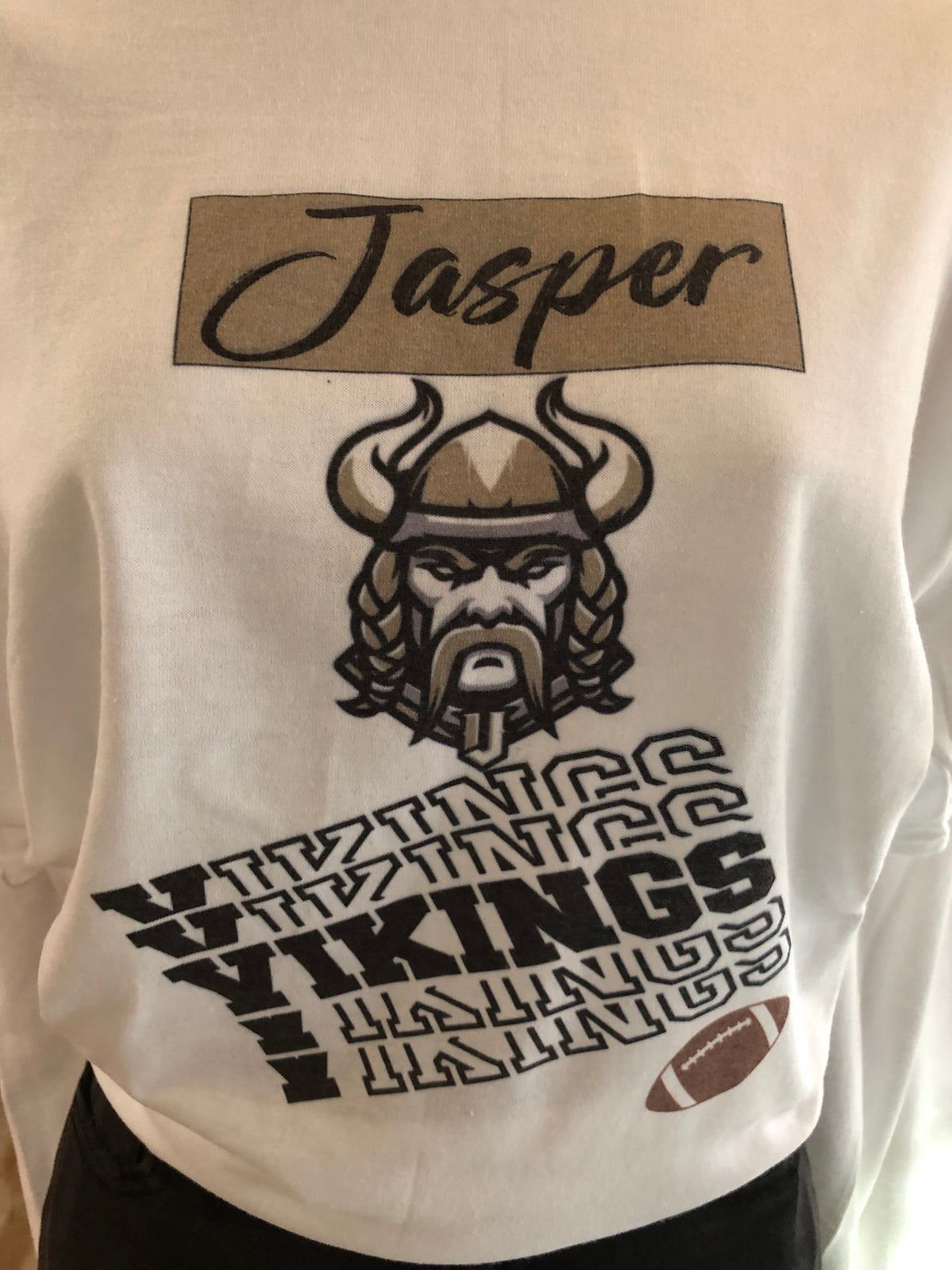 Jasper Vikings Football Graphic Tee