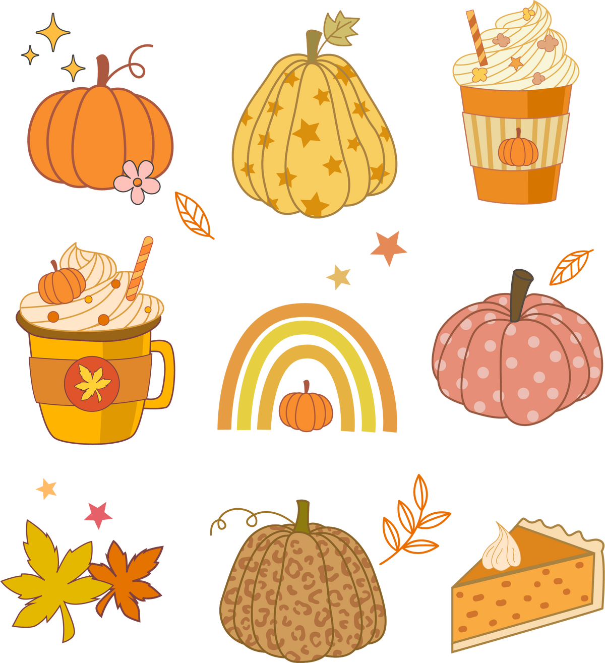 Fall Retro Pumpkin Graphic Top