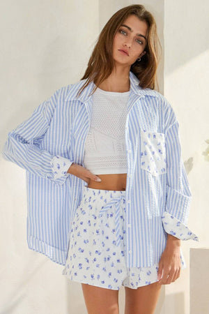 Floral Button-Down Shirts