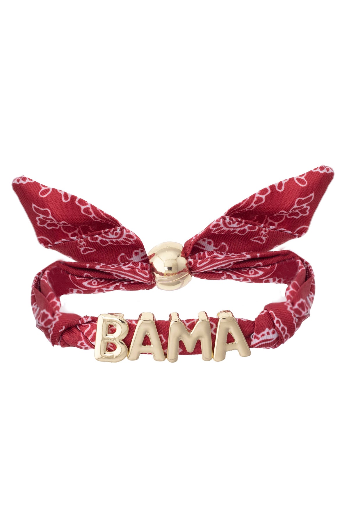 Alabama Crimson Tide Bandana Slider Bracelet
