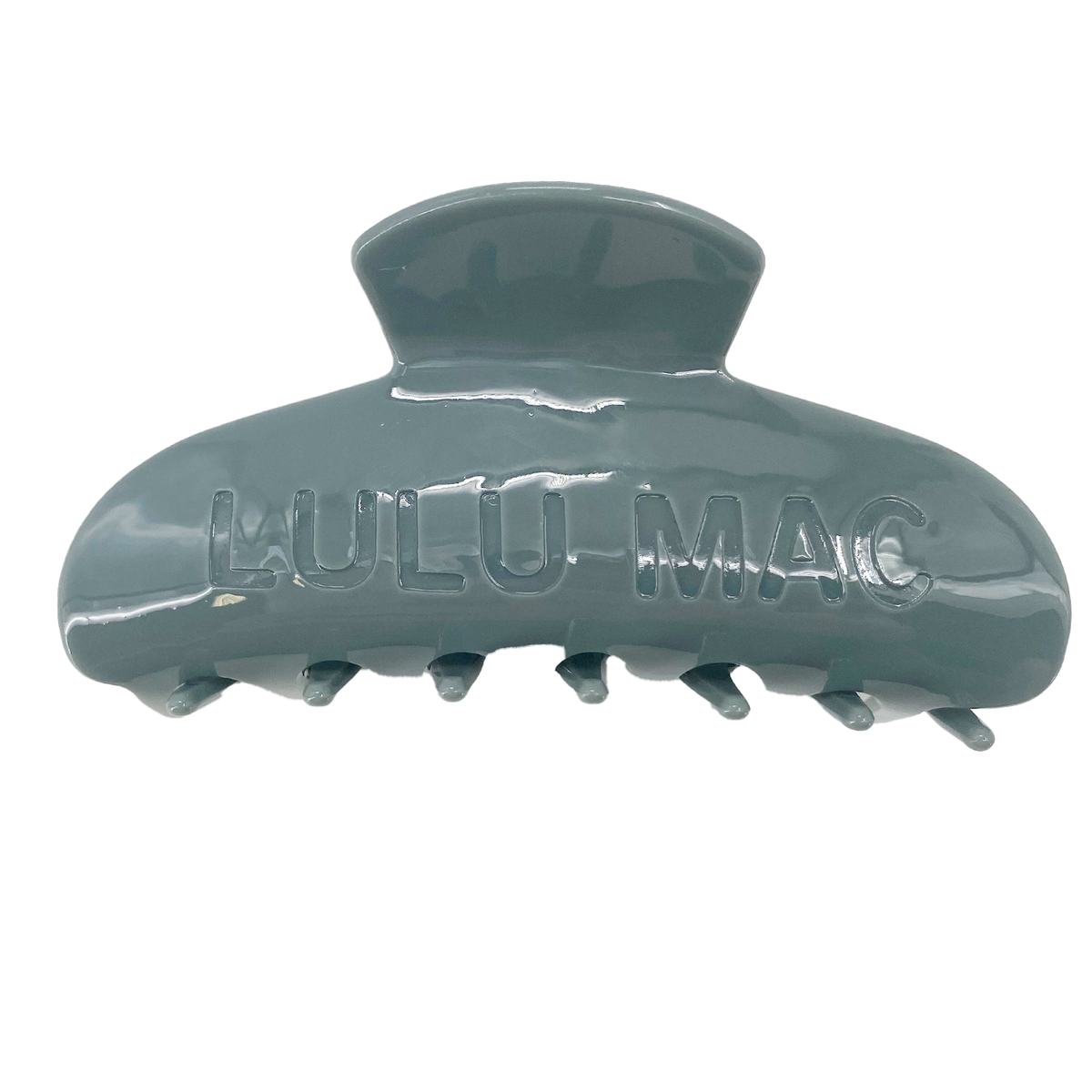 Lulu Mac Hir Clips-Grey