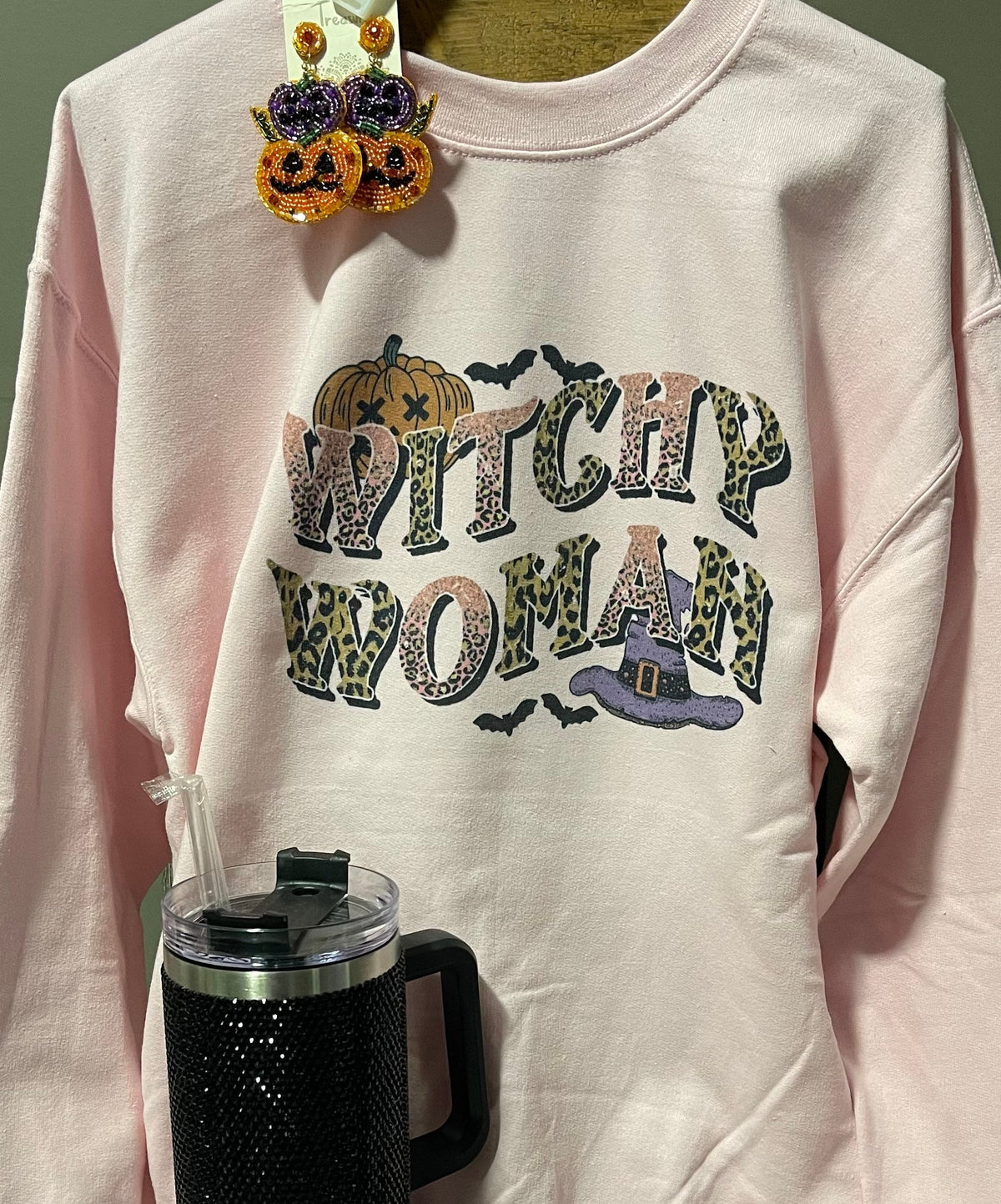 Witchy Woman Graphic Crewneck Sweatshirt
