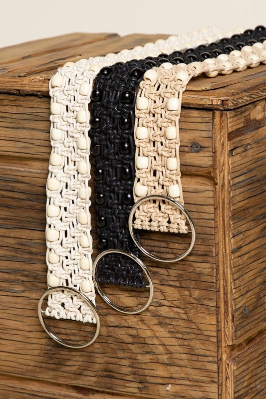 Leatherette Knotted Belt