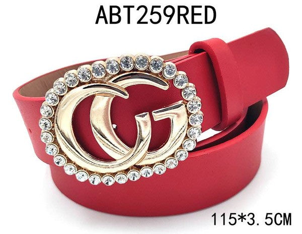 CG Metal Buckle Decorative Belt