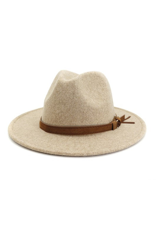 Pure Wool Big Brim Fedora Hat