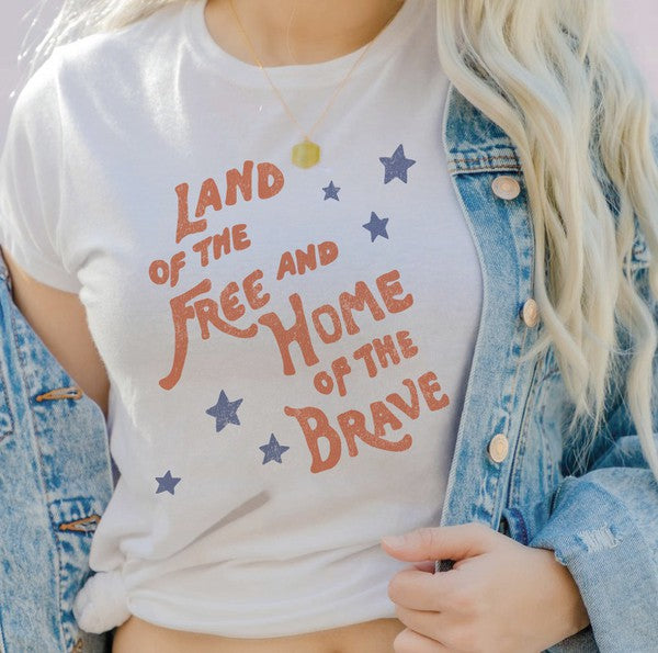 Home of the Free Graphic T-Shirt