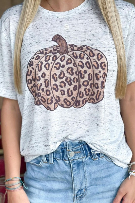 Camiseta Leopardo Calabaza Mármol