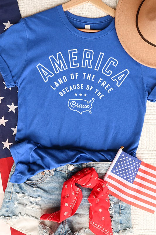 America Land of Free Graphic Tee