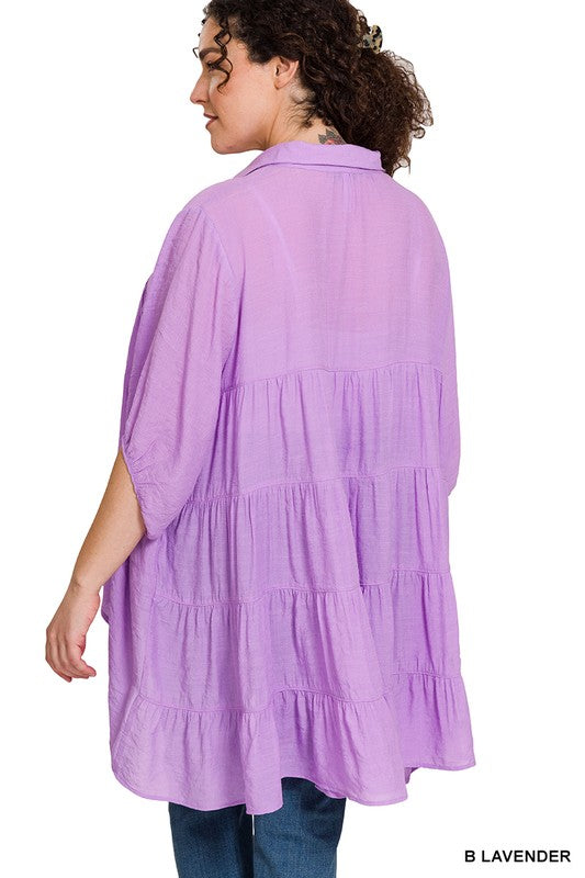 Afternoon Delight Hi-Low Tunic Top