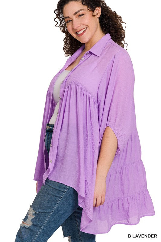 Afternoon Delight Hi-Low Tunic Top