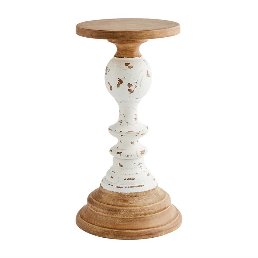 Two-Tone Rustic Candlestick