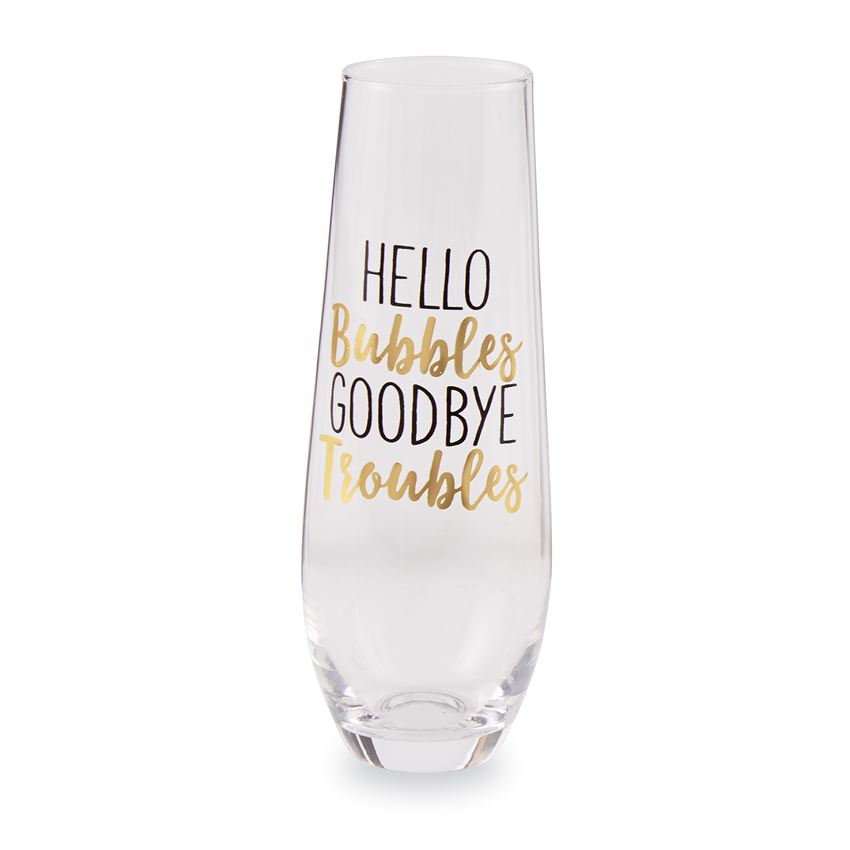 Stemless Glass with Sentiments