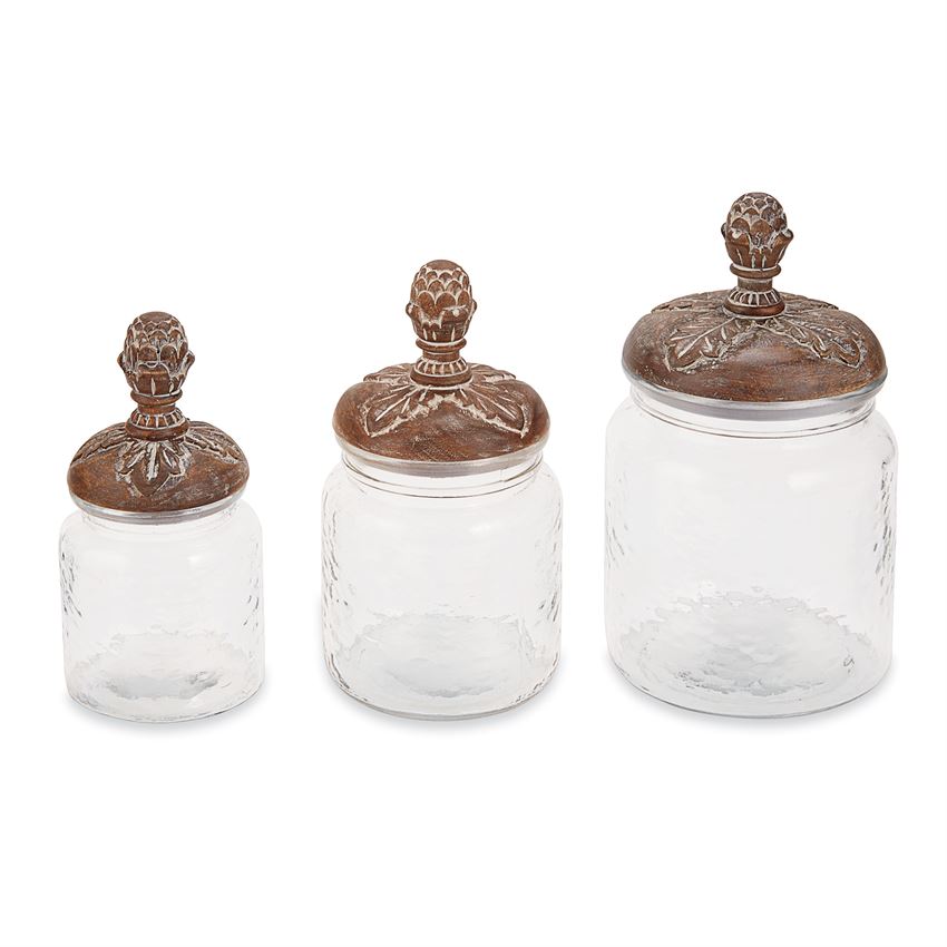 Pine Cone Canister Set