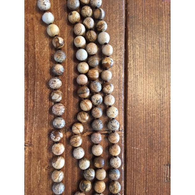 Faith, Hope, Love 8mm 60" Beaded Necklace - Debs Boutique  LLC