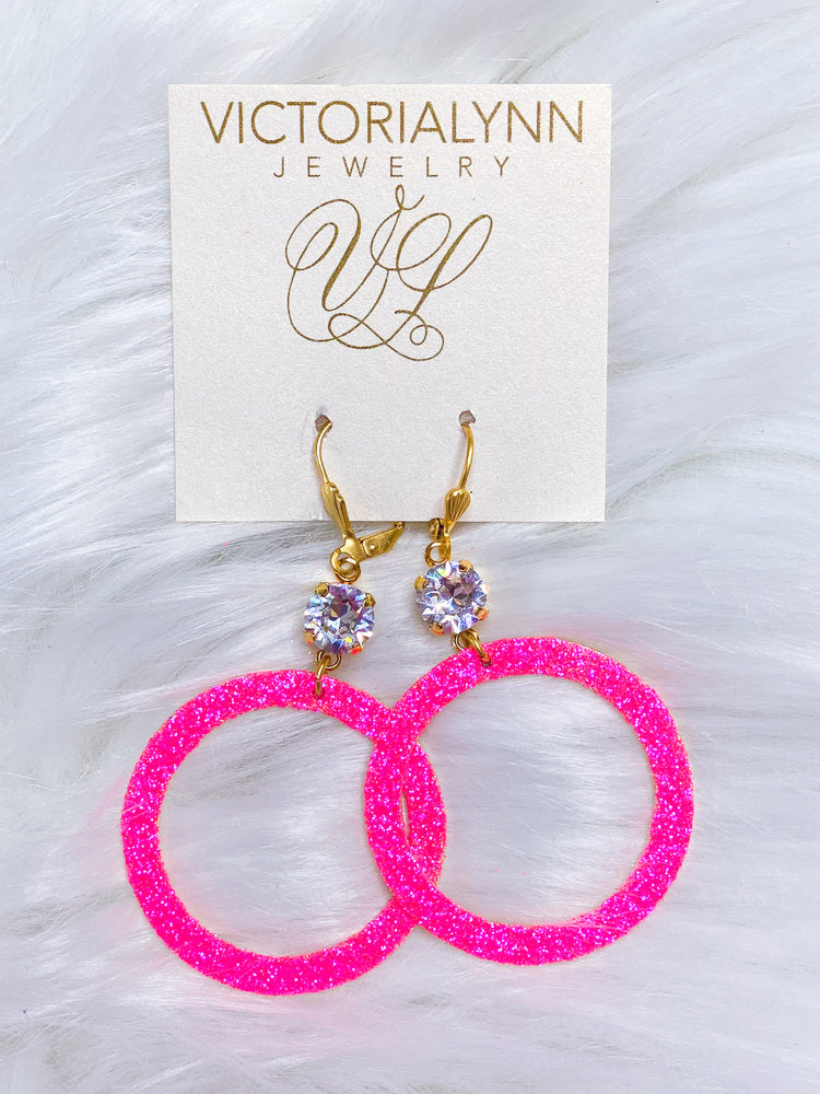 Glimmer Pink Heaven Earring