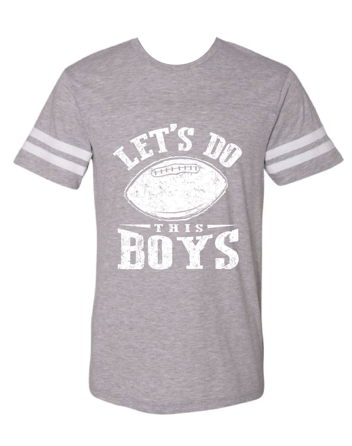 Let's Do This camiseta atlética gris acero para niños