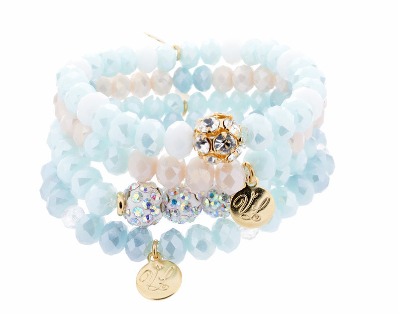 Victoria Lynn Stack Bracelets- Set of 4 - Debs Boutique  LLC