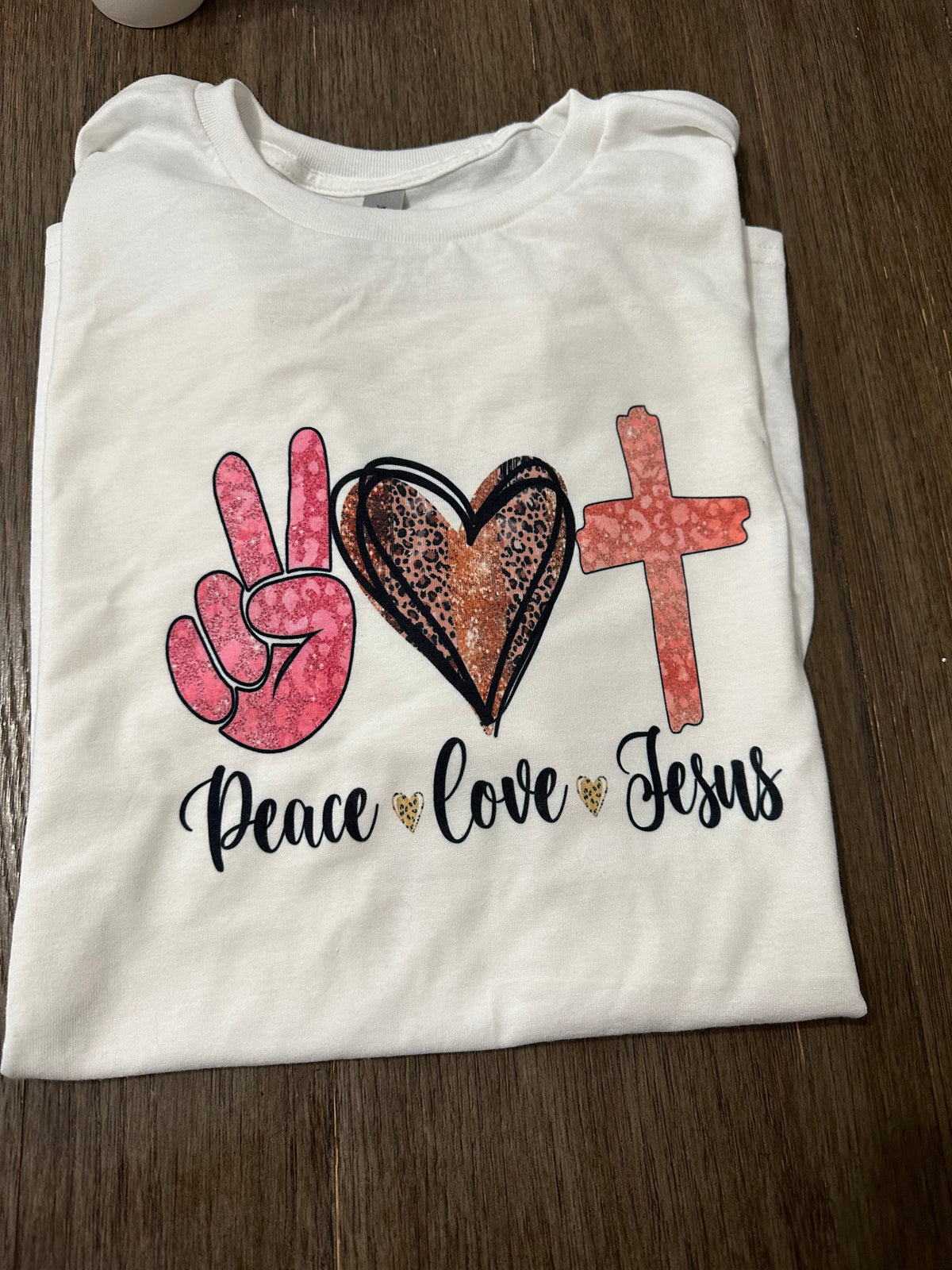 Peace Love Jesus Tee