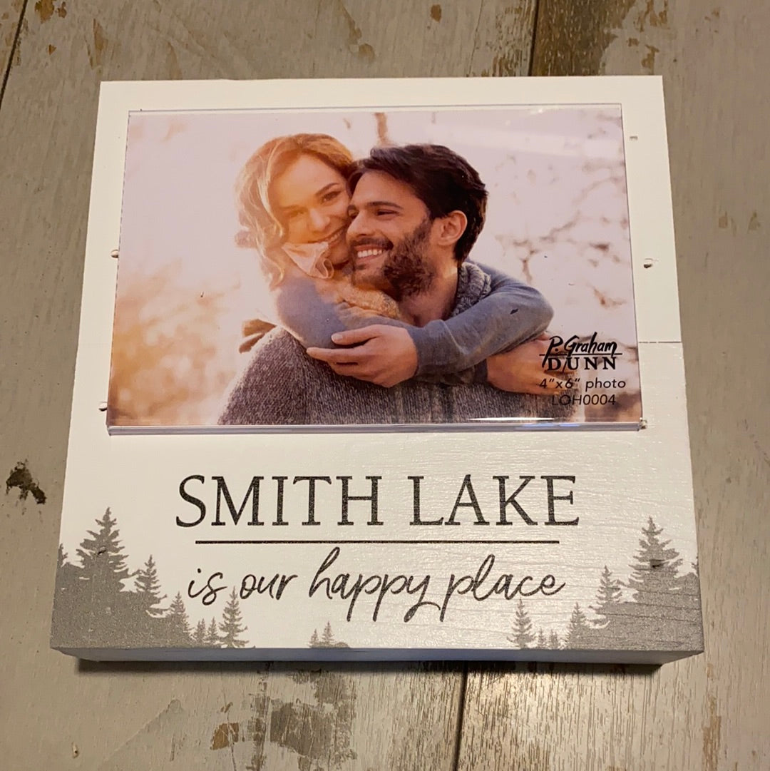 Smith Lake Is Our Happy Place Frame
