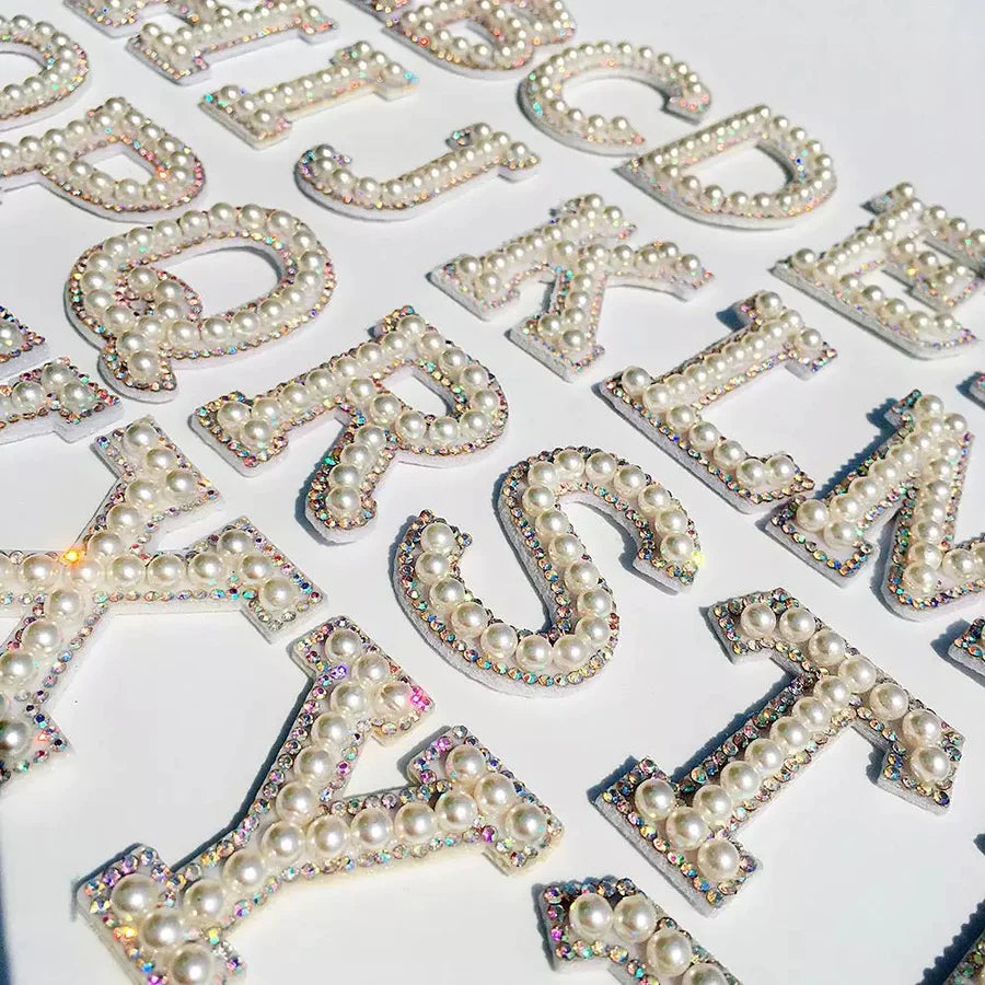 Pearl Varsity Self Adhesive Letters